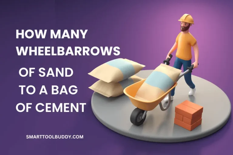 How Many Wheelbarrows Of Sand To A Bag Of Cement