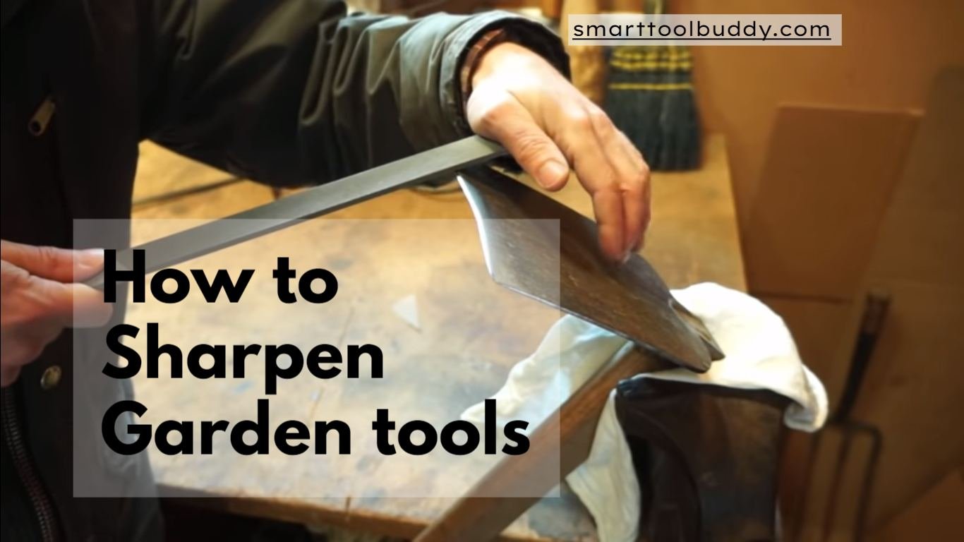 sharpen garden tools