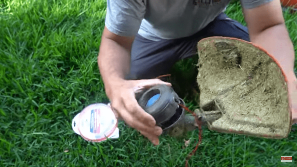 how to replace trimmer line in bump feed trimmer 