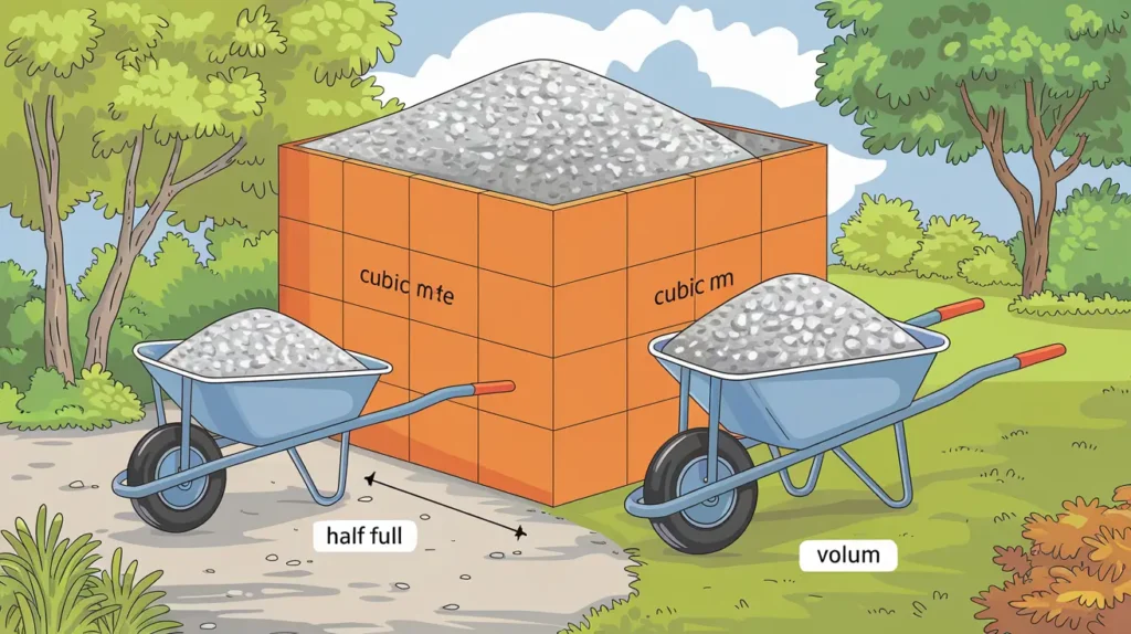 How Many Wheelbarrows in a Cubic Meter